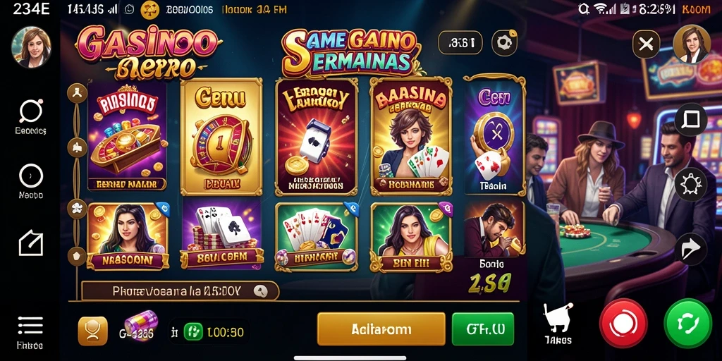 Tampilan menarik dari gameplay seru Kasino di 234E.