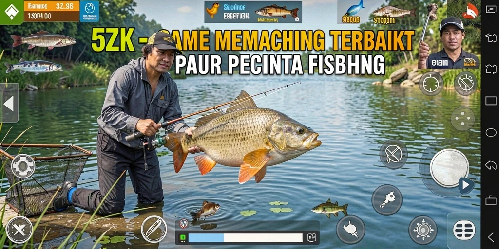 Tangkapan ikan besar di dalam permainan 5ZK yang penuh warna dan mendebarkan.