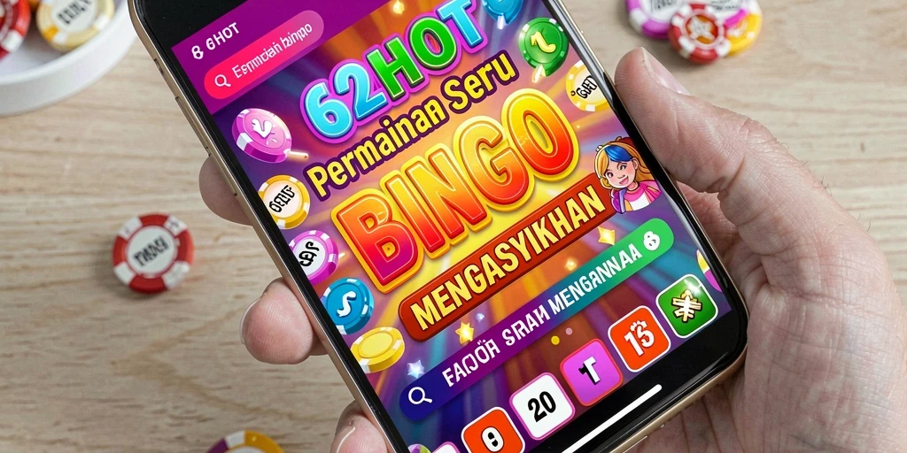 Tampilan gameplay seru dari aplikasi Bingo 62HOT.