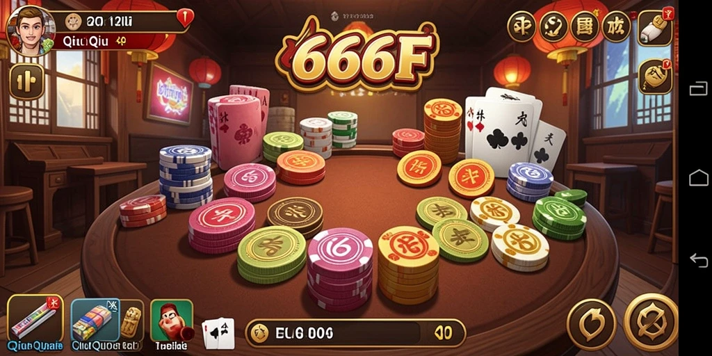Tampilan gameplay QiuQiu yang menarik di 666F.