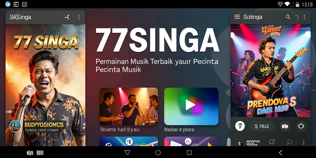 Tampilan gameplay menarik dari 77SINGA saat bermain musik.