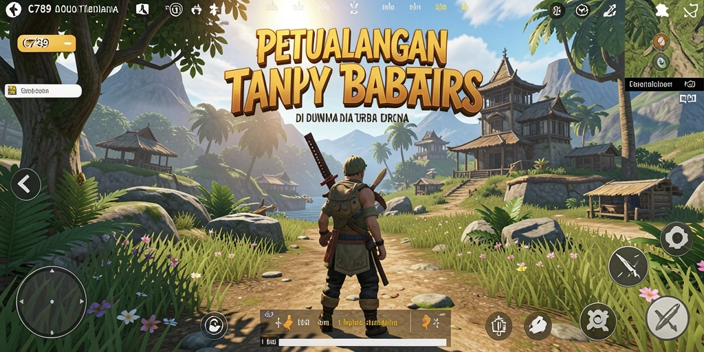 Screenshot gameplay C789 dengan suasana dunia terbuka yang menakjubkan.