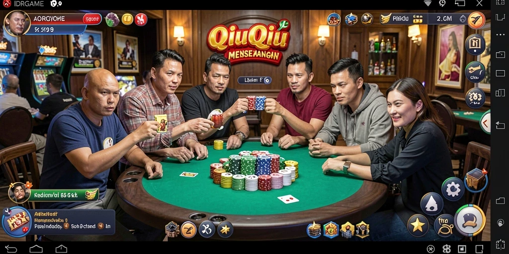 Tampilan gameplay QiuQiu yang menarik di IDRGAME.