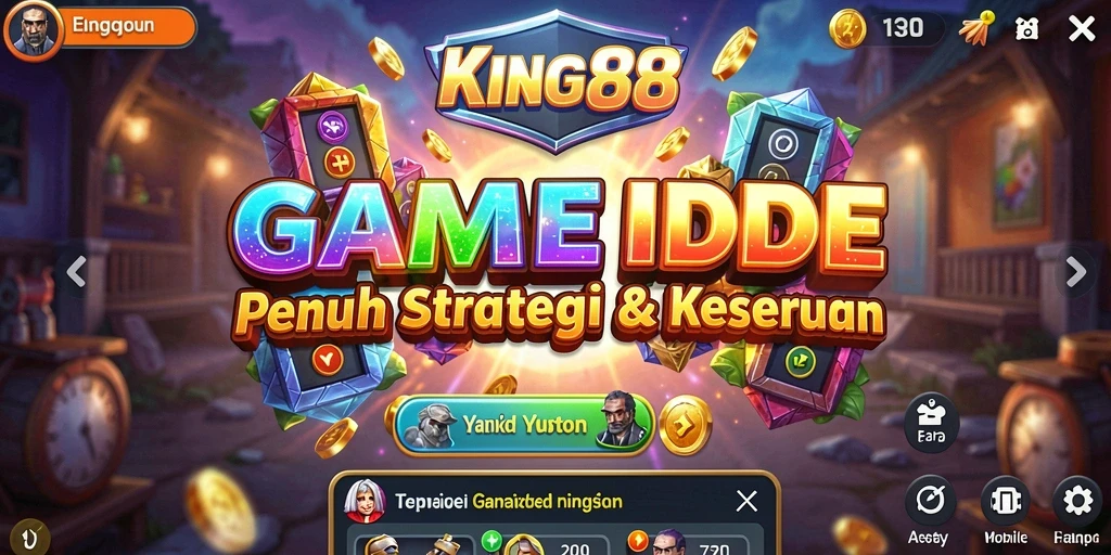 Tangkapan layar KING88 menunjukkan gameplay Idle yang menarik dan interaktif.