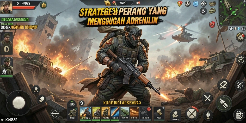 Gameplay SLG yang menegangkan dan strategis di KNO89.