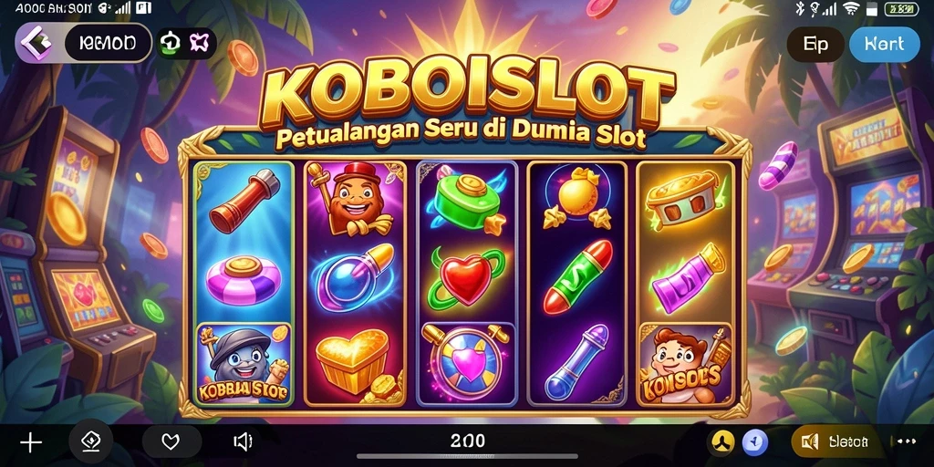 Tampilan menarik dari gameplay KOBOISLOT dalam petualangan slot.