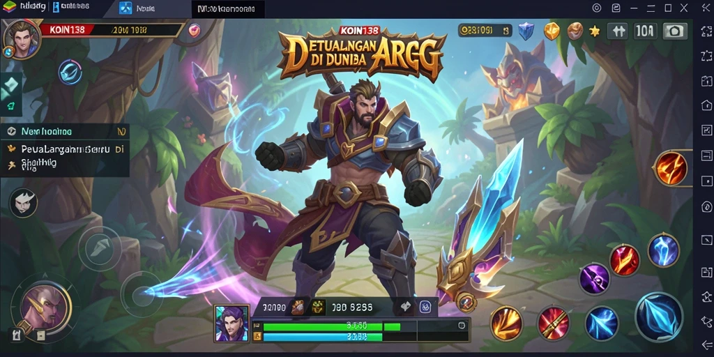 Tampilan aksi seru dalam permainan KOIN138 ARPG.
