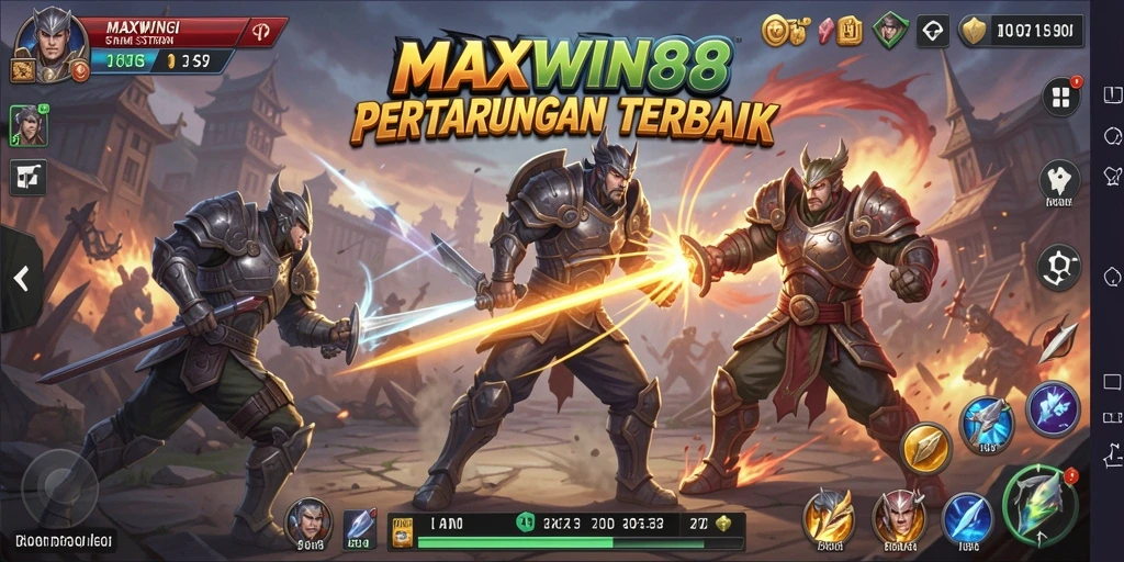 Tampilan permainan MAXWIN88 yang menarik dan strategis.