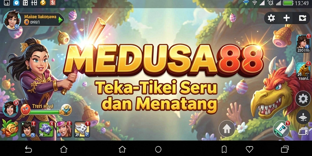 Tampilan gameplay MEDUSA88 dengan tantangan Puzzle yang menarik.