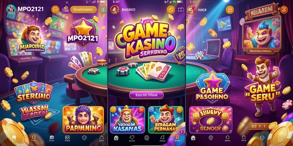 Tampilan seru gameplay MPO2121 dengan berbagai pilihan permainan kasino.