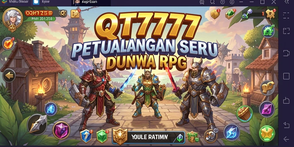 Screenshot QT777 menunjukkan aksi petualangan seru dalam dunia RPG.