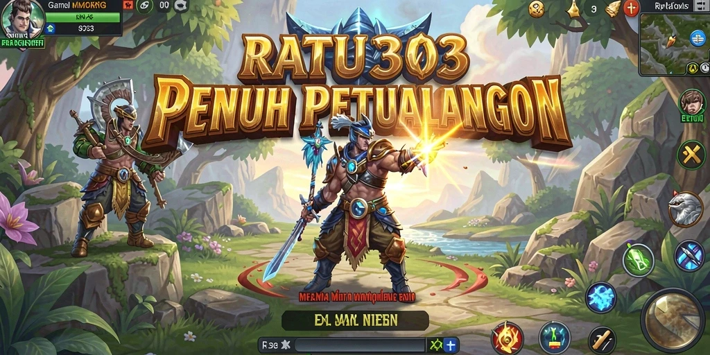 Tampilan gameplay yang menakjubkan dalam dunia MMORPG RATU303.