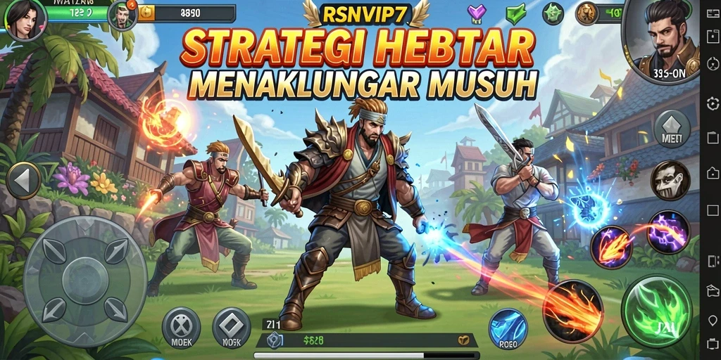 Tampilan gameplay mendebarkan di RSNVIP7 dengan strategi yang kompleks.
