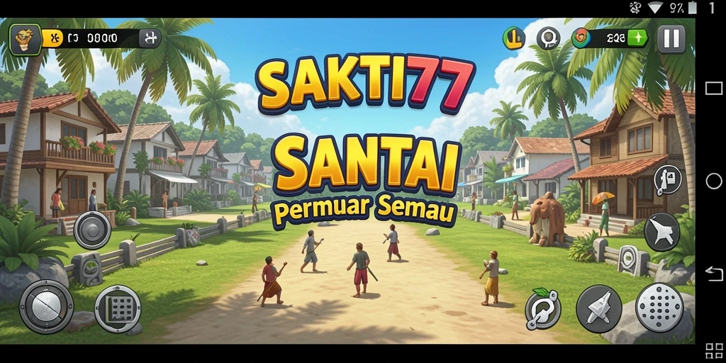 Gameplay SAKTI77 yang seru dan interaktif di ponsel pintar.