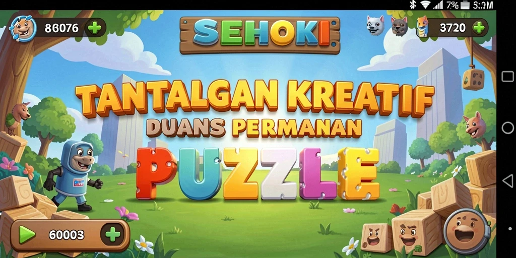 Tampilan gameplay SEHOKI yang menantang dan menarik.