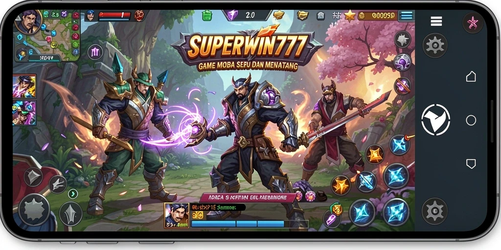 Screenshot gameplay SUPERWIN777 yang menampilkan aksi pertarungan seru.