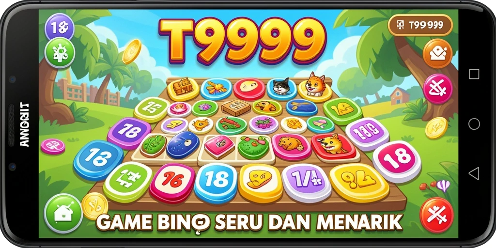 Tampilan gameplay T9999 dengan interaksi Bingo yang seru.