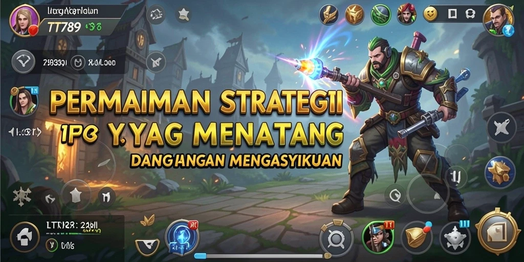 Tampilan utama TT789 menunjukkan pertempuran strategi yang intens dan mendebarkan.