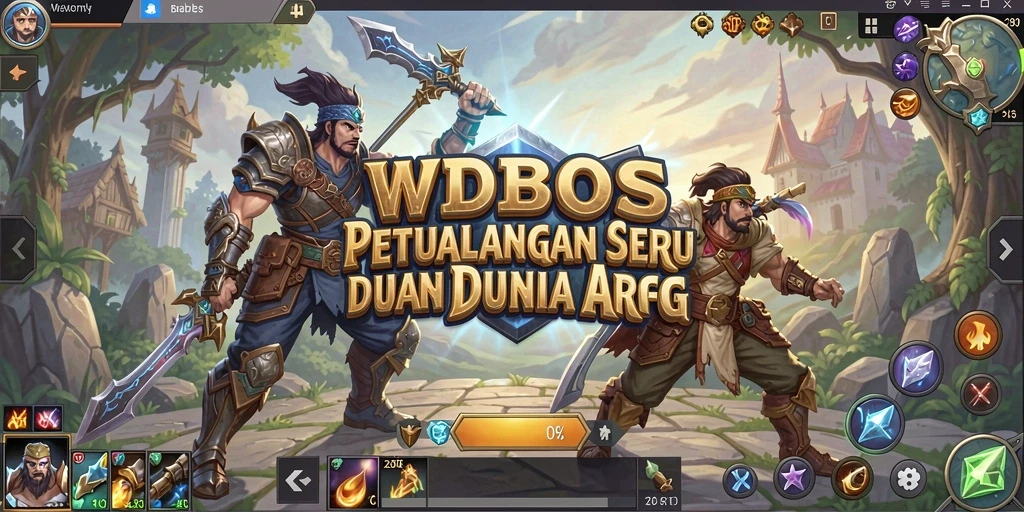 Screenshot gameplay WDBOS menampilkan pertarungan yang mendebarkan dalam dunia ARPG yang luas.