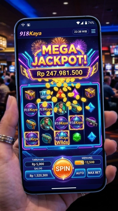 Tampilan utama aplikasi 918kaya yang menarik dan mudah digunakan.